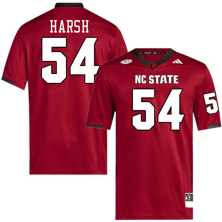NC State Wolfpack #54 Sebastian Harsh College Football Jerseys,Uniforms-Red
